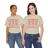 Retro Angel 222 Meaning - Unisex 10 of Cups Heavy Cotton Tee