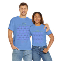 777 Lucky Tee - Unisex 10 of Cups Heavy Cotton Tee