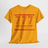 Retro Angel 777 Meaning - Unisex 10 of Cups Heavy Cotton Tee