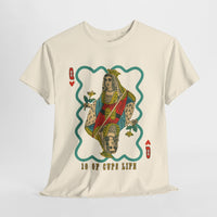 Queen Of Hearts Designer Tee, Retro, Graphic T-shirt 2024, Playing card, Vintage Design Graphic Tee