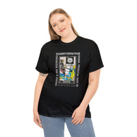 Death Tarot Card - Unisex 10 Of Cups Heavy Cotton Tee