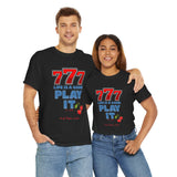 777 angel number, 777 lottery, 777 jackpot, 777 2024, Sai baba life is a game tee graphic t-shirt