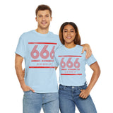 Retro Angel 666 Meaning - Unisex 10 of Cups Heavy Cotton Tee