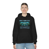 Open Your Eyes - Unisex 10 of Cups Hoodie