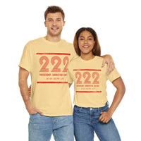 Retro Angel 222 Meaning - Unisex 10 of Cups Heavy Cotton Tee