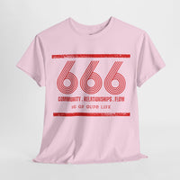 Retro Angel 666 Meaning - Unisex 10 of Cups Heavy Cotton Tee