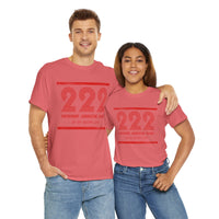 Retro Angel 222 Meaning - Unisex 10 of Cups Heavy Cotton Tee