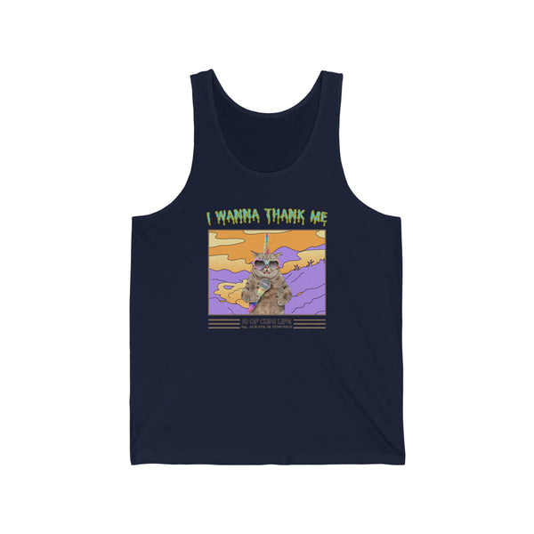 I Wanna Thank Me - Unisex 10 of Cups Jersey Tank