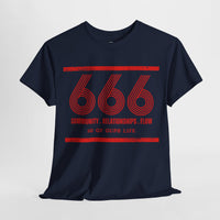 Retro Angel 666 Meaning - Unisex 10 of Cups Heavy Cotton Tee