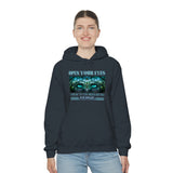 Open Your Eyes - Unisex 10 of Cups Hoodie