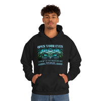 Open Your Eyes - Unisex 10 of Cups Hoodie