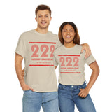 Retro Angel 222 Meaning - Unisex 10 of Cups Heavy Cotton Tee