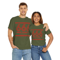 Retro Angel 666 Meaning - Unisex 10 of Cups Heavy Cotton Tee