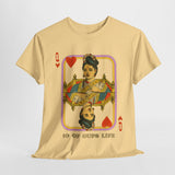 Queen Of Hearts Designer Tee, Retro, Graphic T-shirt 2024, Playing card, Vintage Design Graphic Tee