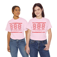 Retro Angel 888 Meaning - Unisex 10 of Cups Heavy Cotton Tee