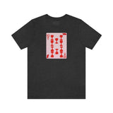 10 of hearts tarot card tee 10 of cups vine lovers tee