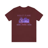 Violet Flame - Unisex 10 of Cups Tee