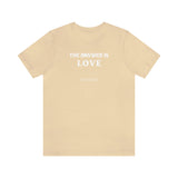 The answer is love tee