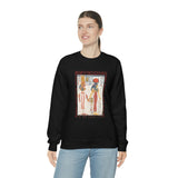  Queen Nefertari and Goddess Isis sisterhood graphic sweatshirt 