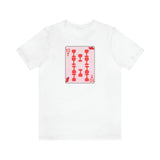 10 of hearts tarot card tee 10 of cups vine lovers tee