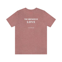 The answer is love tee