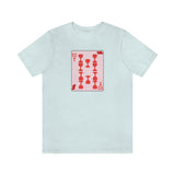 10 of hearts tarot card tee 10 of cups vine lovers tee