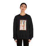  Queen Nefertari and Goddess Isis sisterhood graphic sweatshirt 