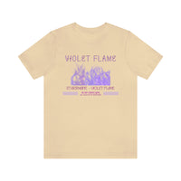 Violet Flame - Unisex 10 of Cups Tee